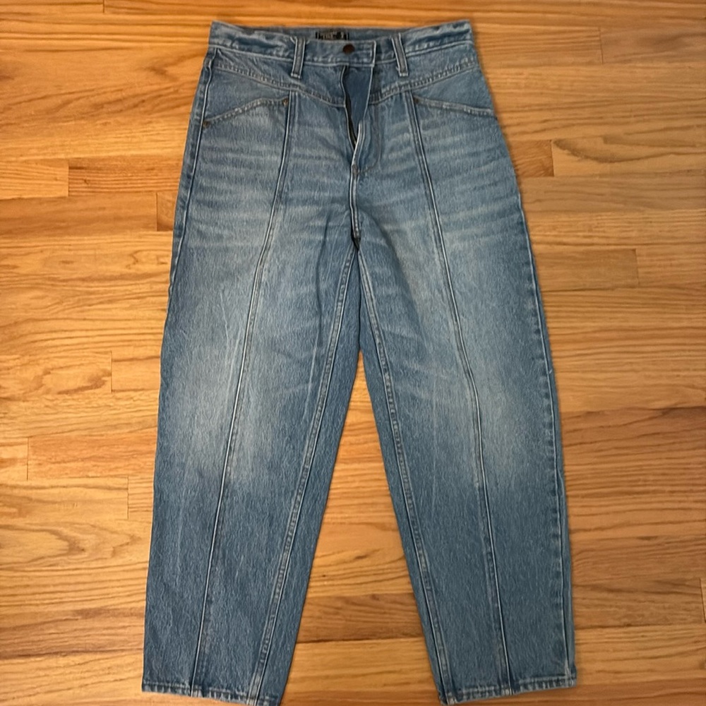 Abercrombie & Fitch 29/8 Balloon‎ Leg Jeans High Rise Mom